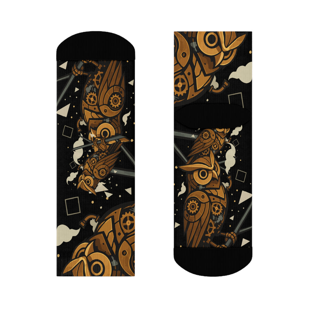 Owl Night Socks, Funky Design