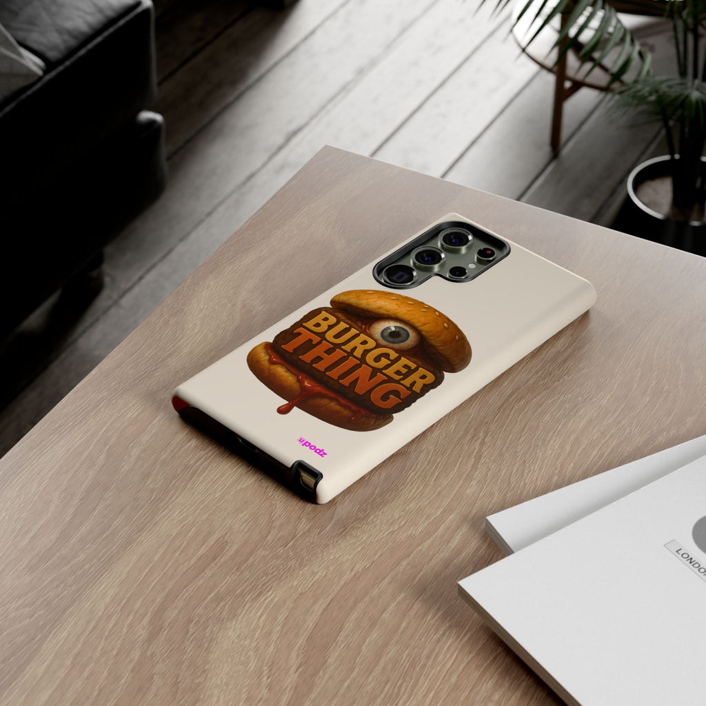 Burger Thing Design, Tough Cases, Phone Cover
