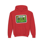 Cassette Youth Hooded Sweatshirt, Casual Wear