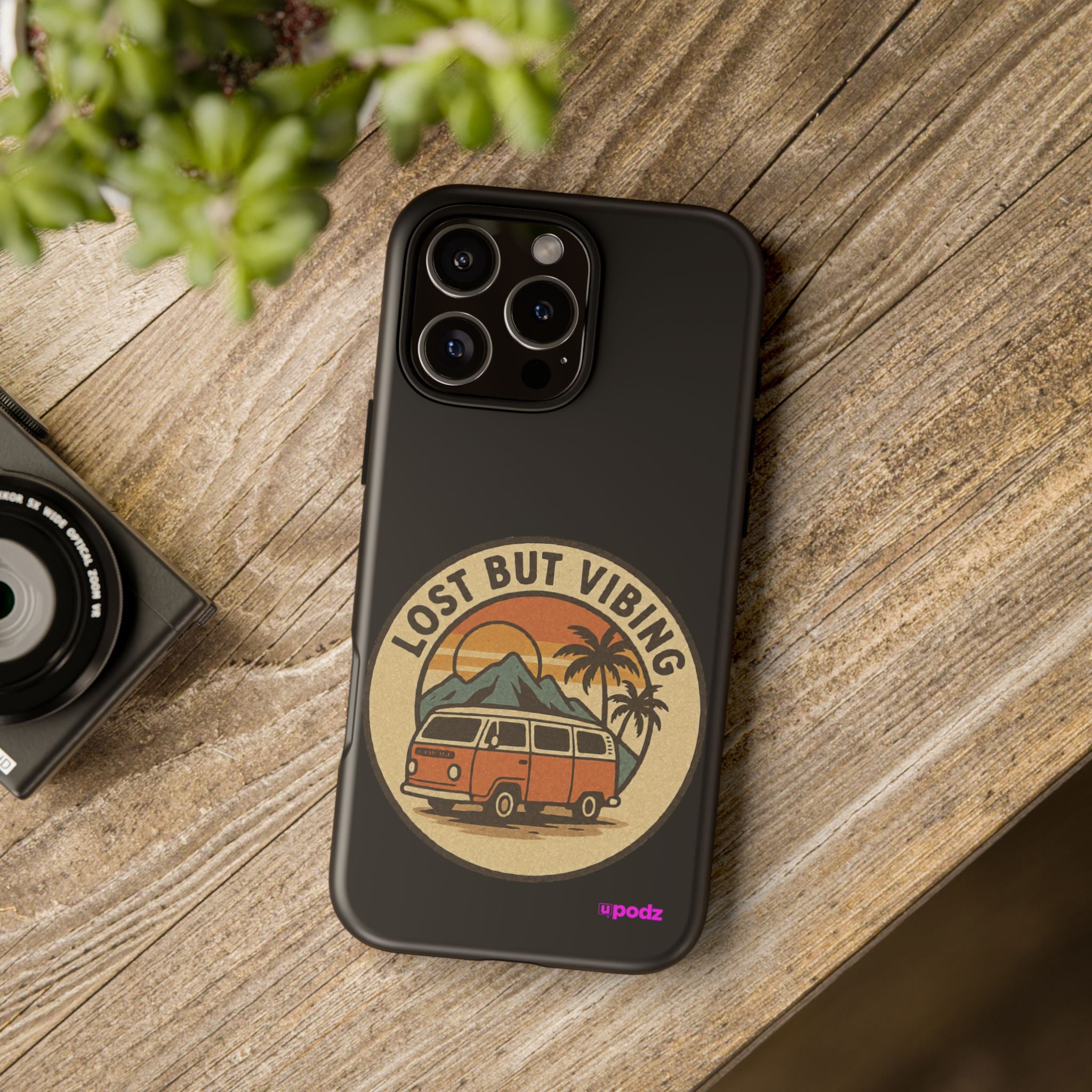 Lost But Vibing Design, Tough Cases, Phone Cover