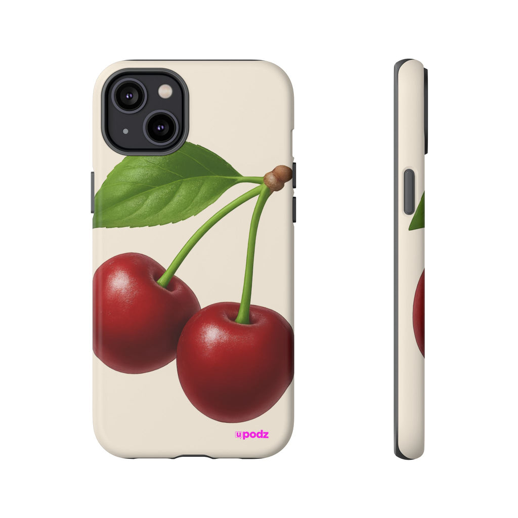 Red Cherry Design, Tough Cases, Phone Cover