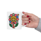 Flower Power Ceramic Mug |  Personalized Mug
