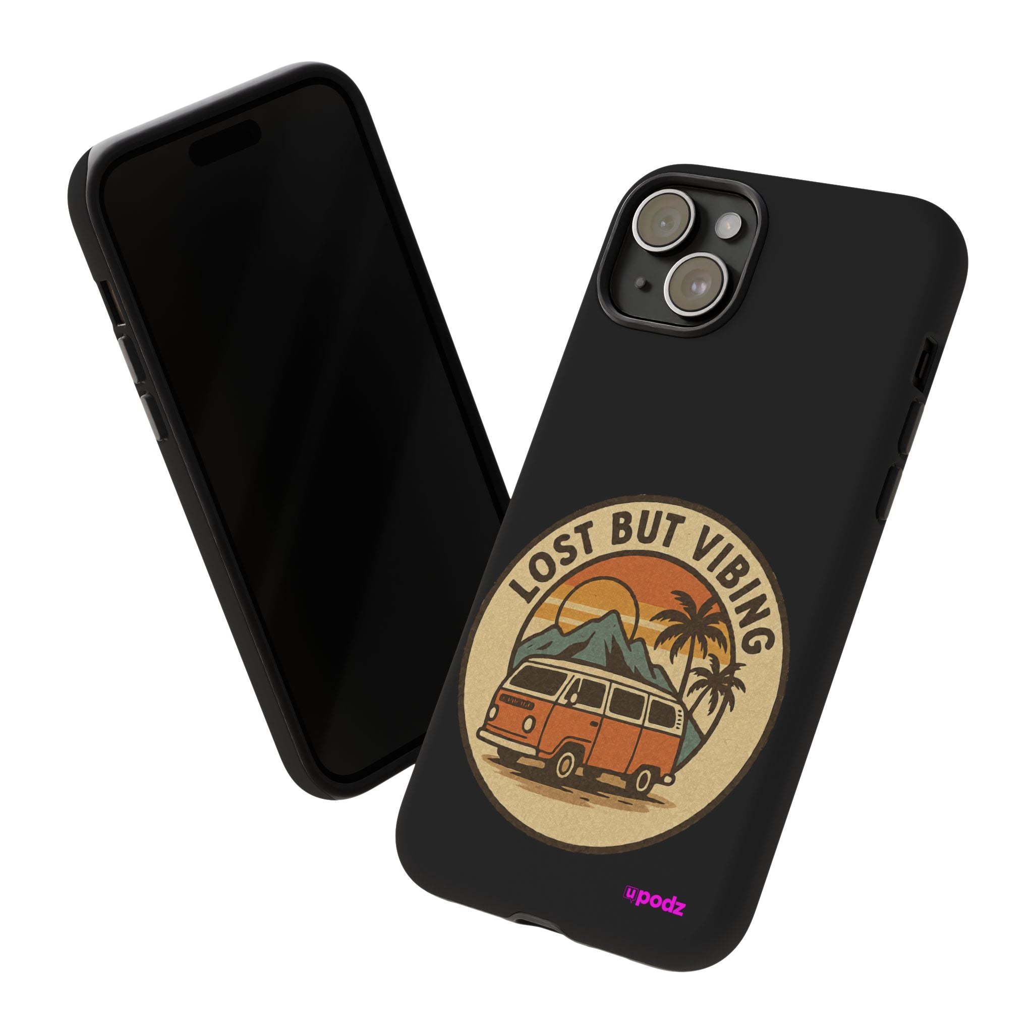 Lost But Vibing Design, Tough Cases, Phone Cover