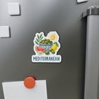 Mediterranean Die-Cut Magnet, Fun Refrigerator Magnet