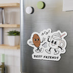 Best Friends Die-Cut Magnets, Cute Friendship Fridge Decor