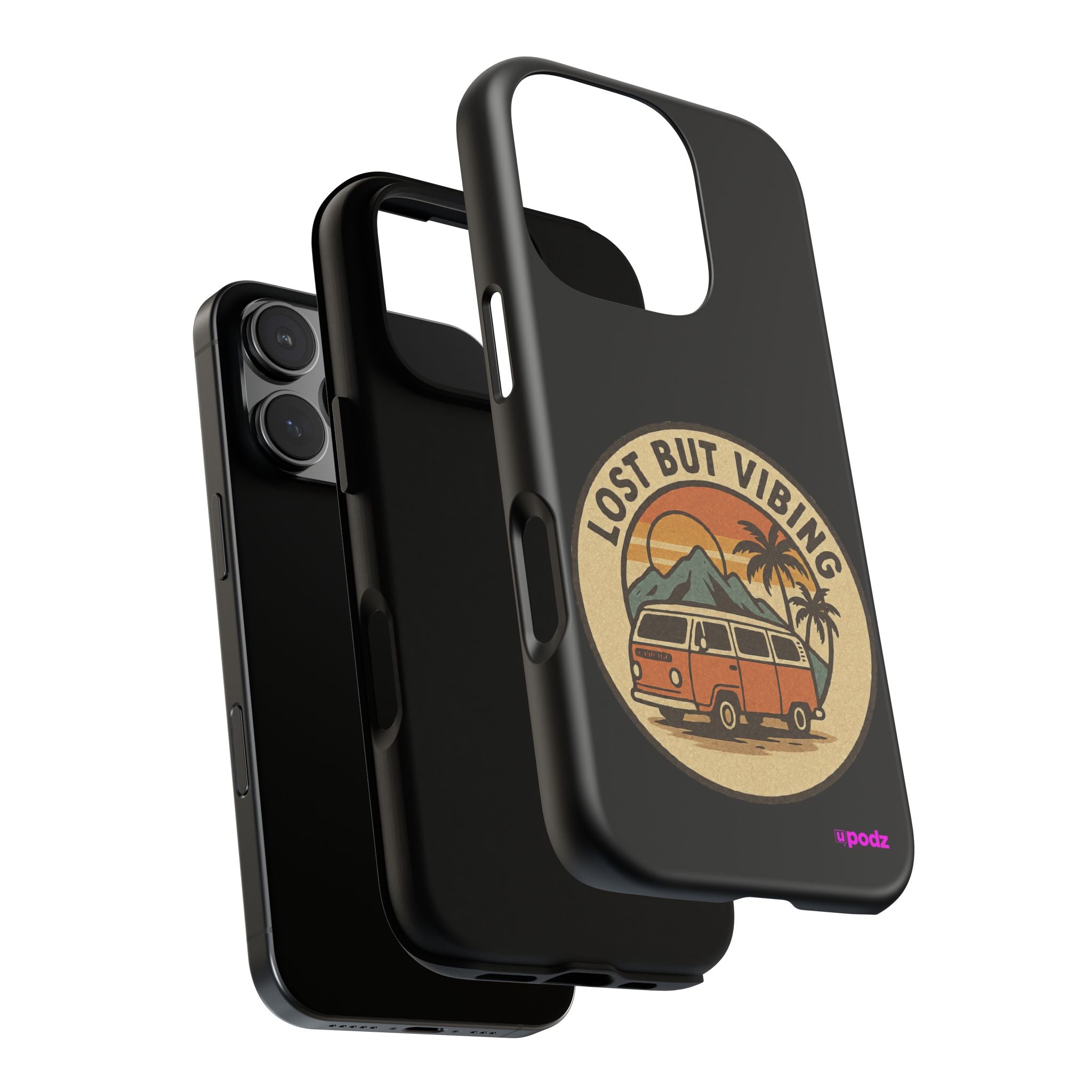 Lost But Vibing Design, Tough Cases, Phone Cover