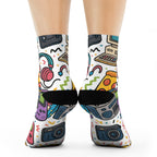 Retro 90's Socks, Funky Design