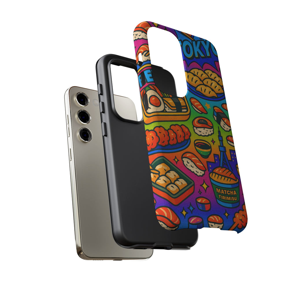 Bento Box, White Cover Design, Tough Cases, Phone Cover