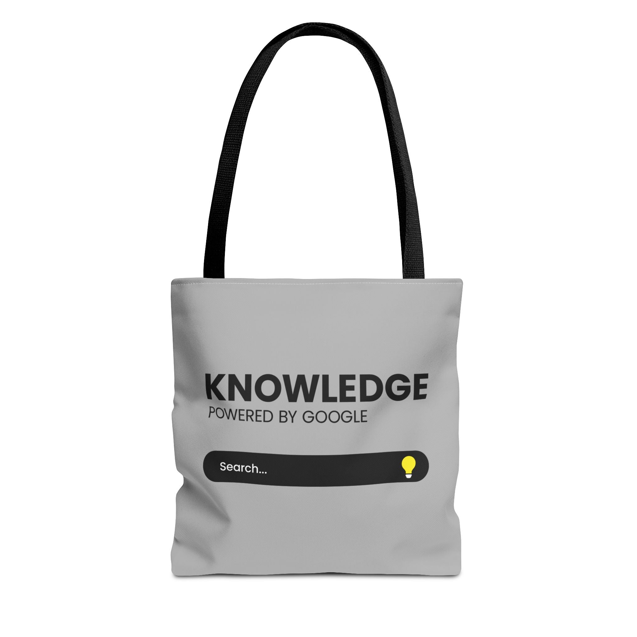 Knowledge Powered Tote Bag - Motivational Carryall