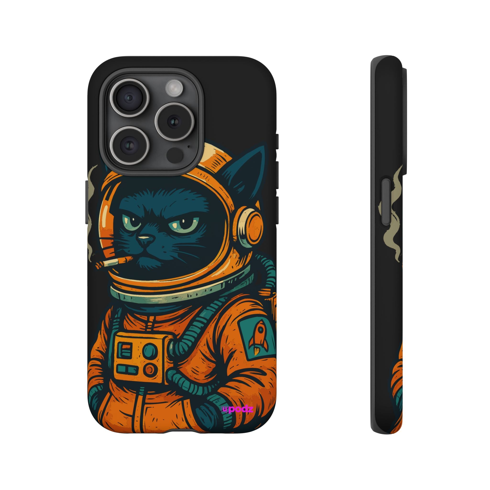 Smoking Cat Design, Tough Cases, Phone Cover