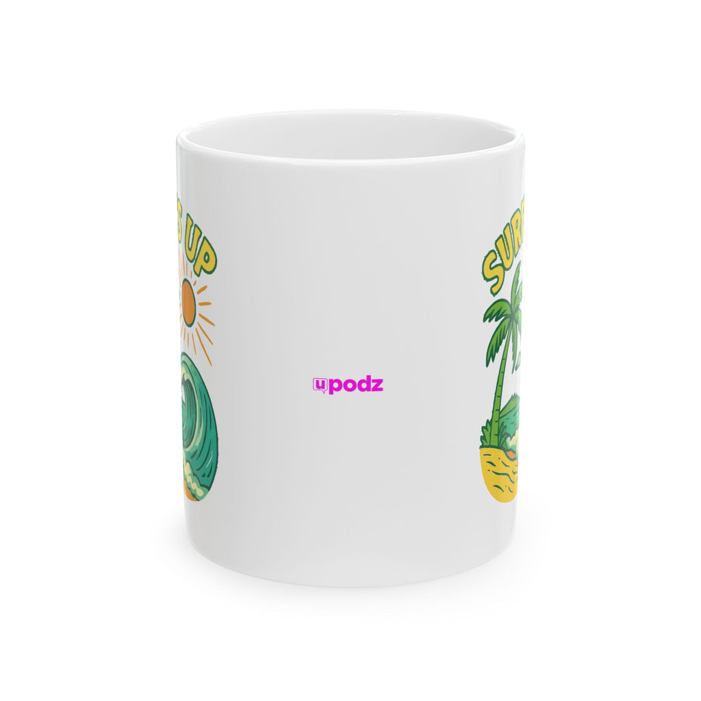 Surfs Up Ceramic Mug |  Personalized Mug