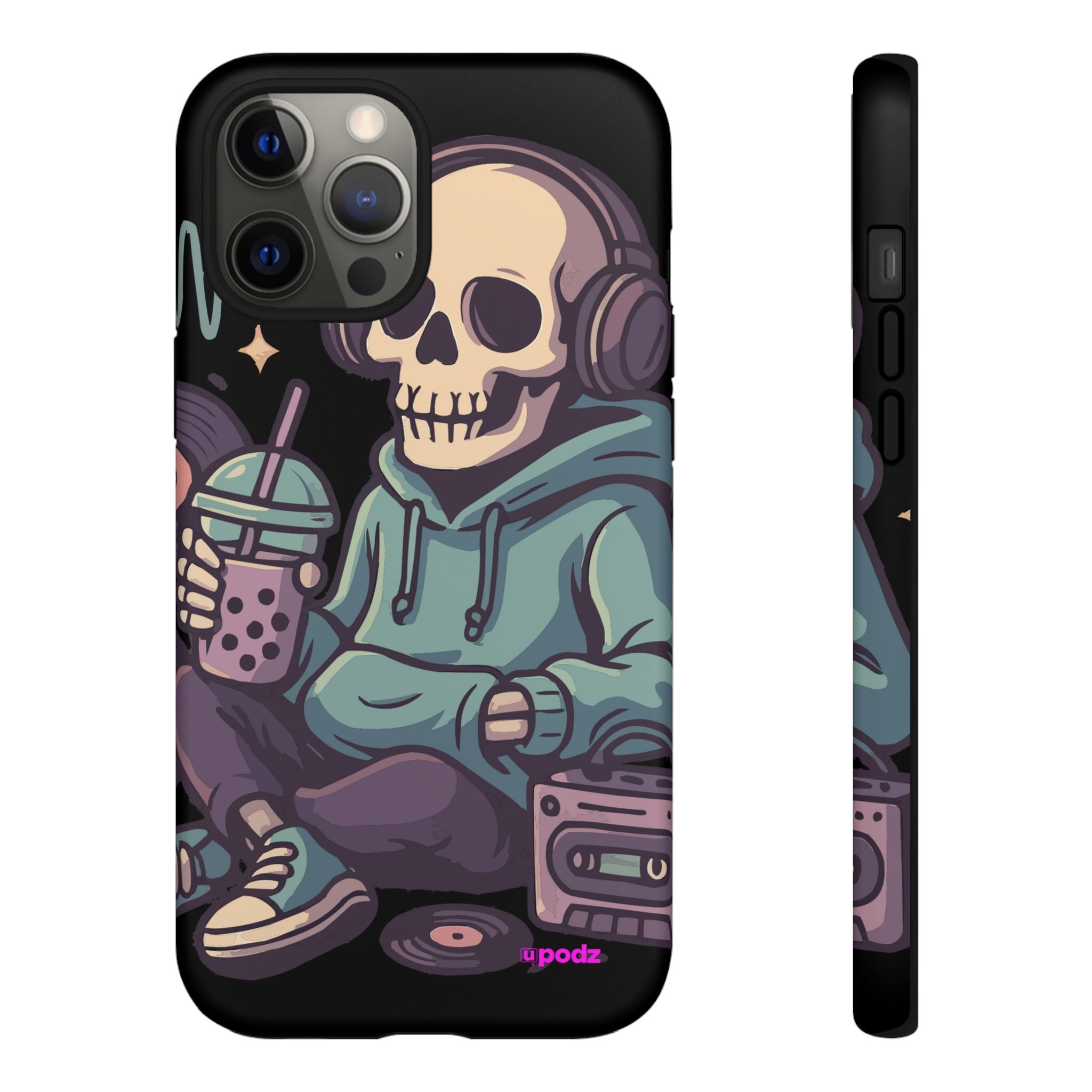 Skull Headphones Design, Tough Cases, Phone Cover