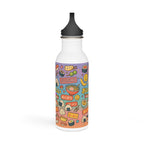 Sushi Cartoon - Water Bottle, Reusable Sports Hydration Flask
