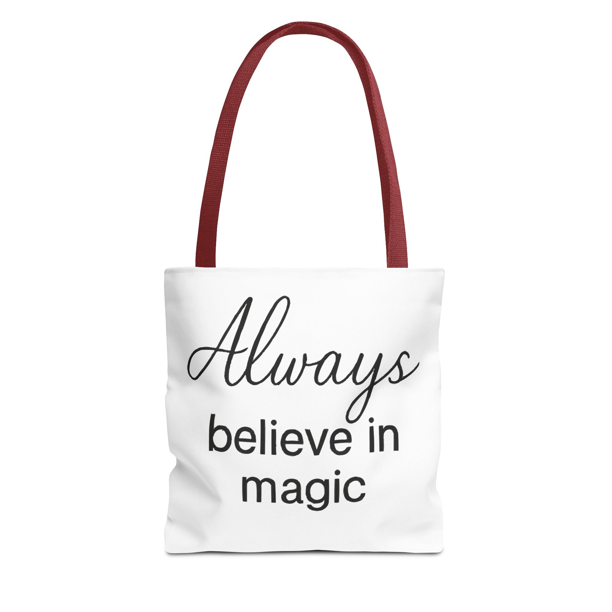 Always Believe in Magic Tote Bag, Inspirational Gift, Eco-Friendly Shopping Bag