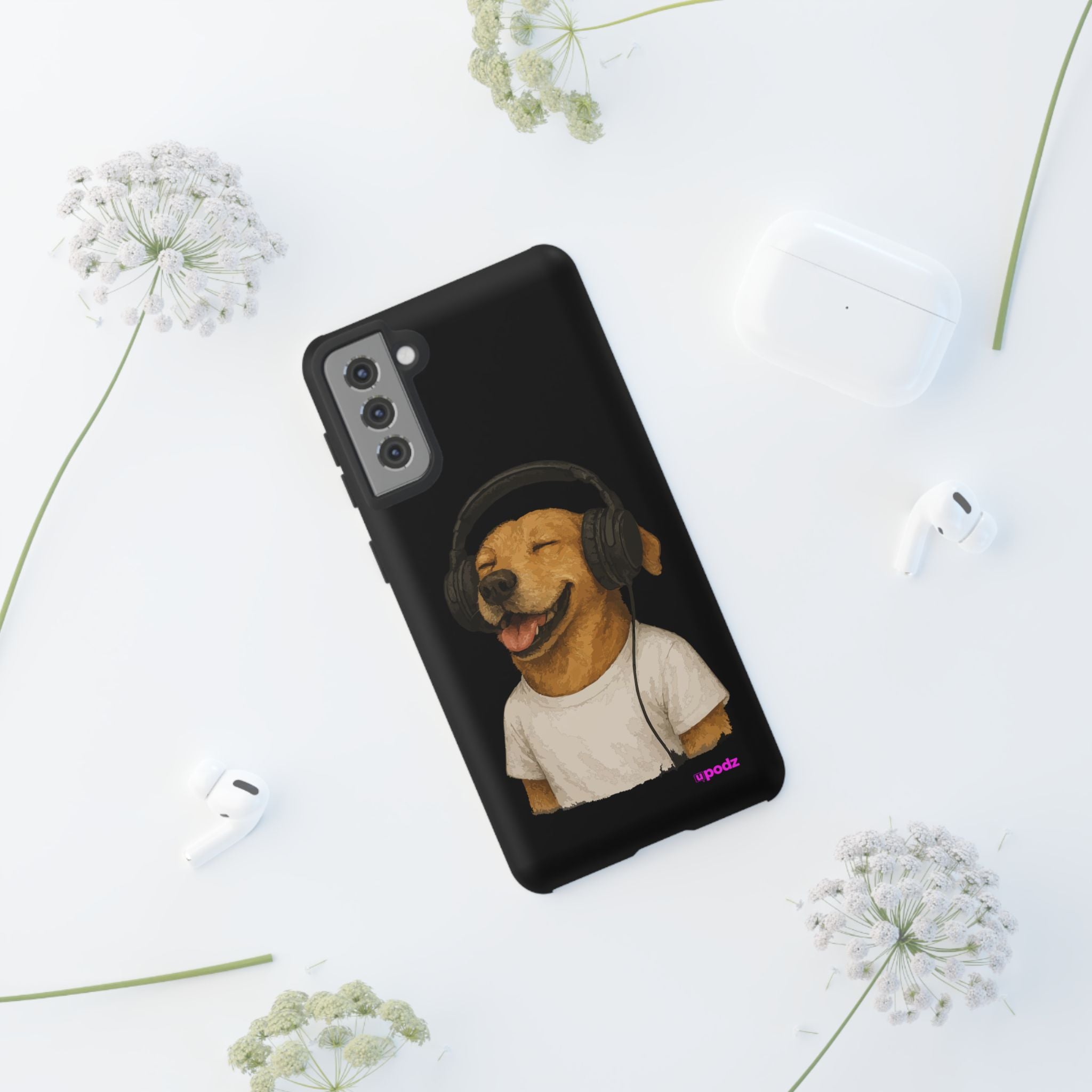 Puppy Vibes Design, Tough Cases, Phone Cover
