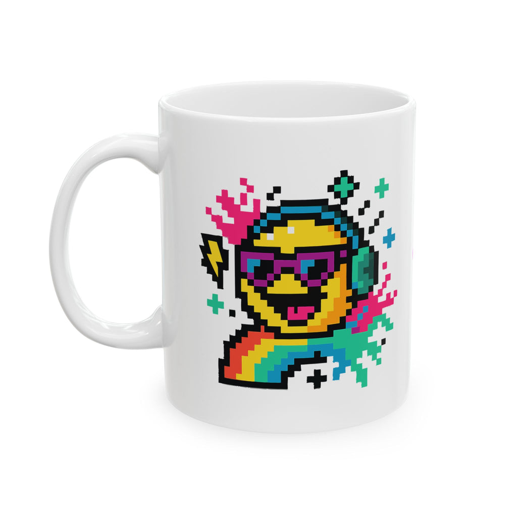 Emoji Headphones Ceramic Mug |  Personalized Mug