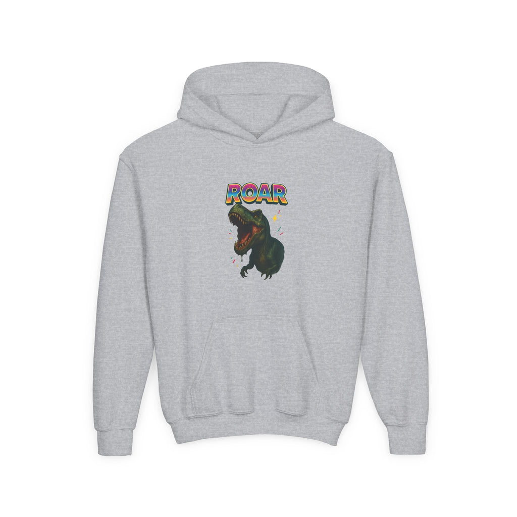Copy of Roaring Dino Youth Hooded Sweatshirt, Casual Wear