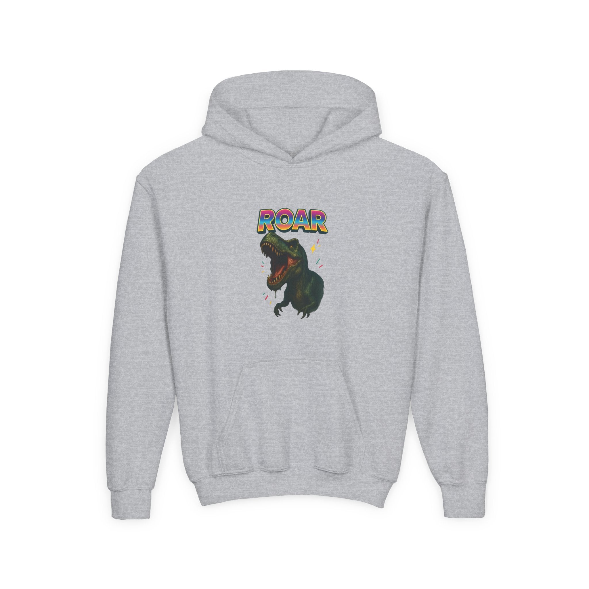 Copy of Roaring Dino Youth Hooded Sweatshirt, Casual Wear