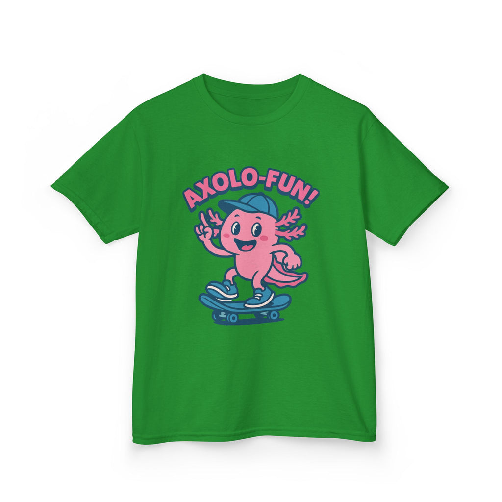 Axolotl Kids Tee, Fun Graphic Tee, Kids Cotton T-Shirt