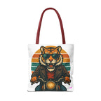 Tiger Rider Tote Bag - Quirky Fun Bag