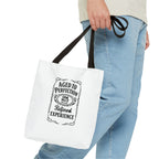 Aged to perfection Tote Bag, Inspirational Gift, Eco-Friendly Shopping Bag