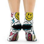 Fun Pop Art Crew Socks - Cool Socks