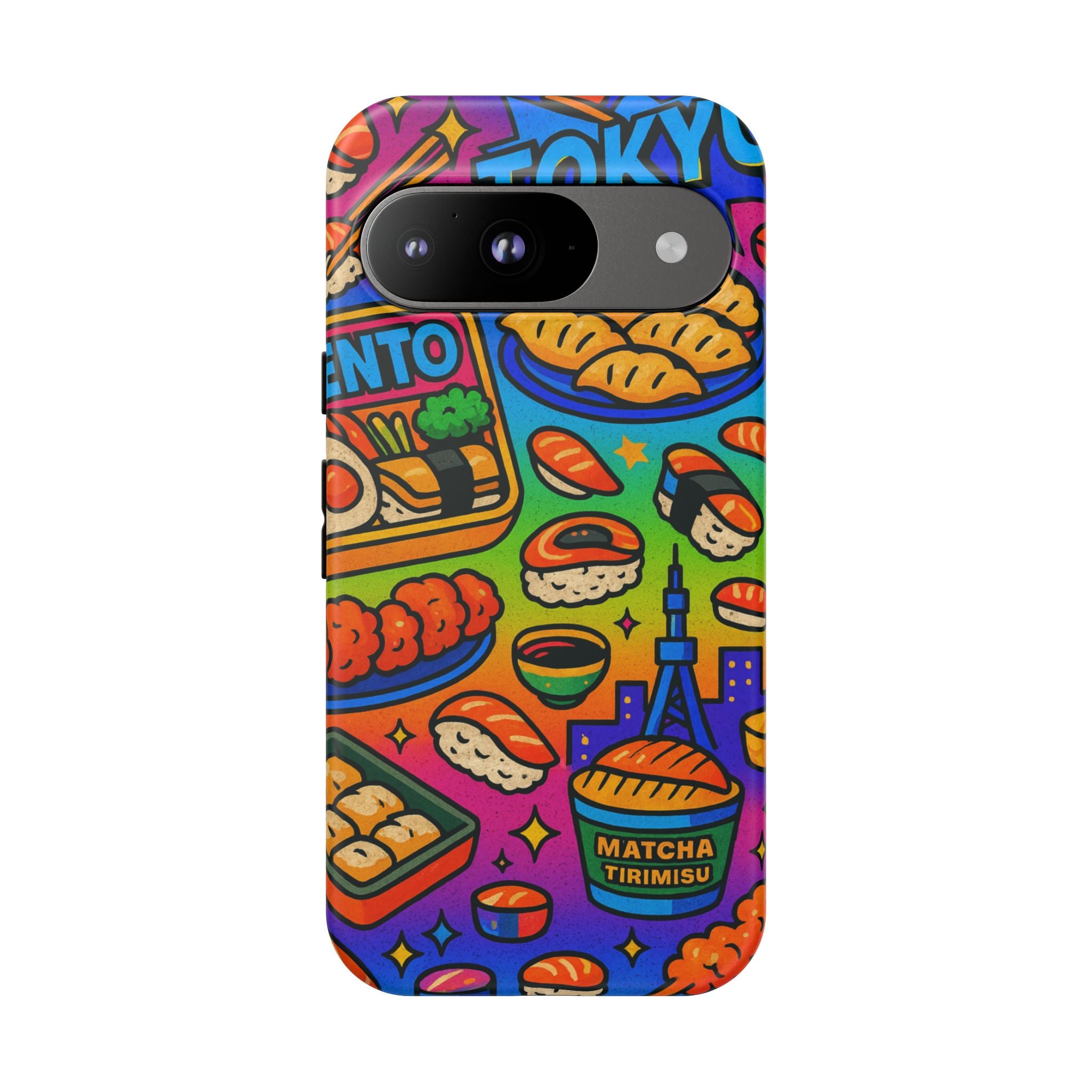 Bento Box, White Cover Design, Tough Cases, Phone Cover