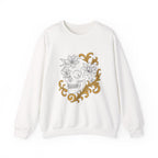 Floral Skull, Sweatshirt