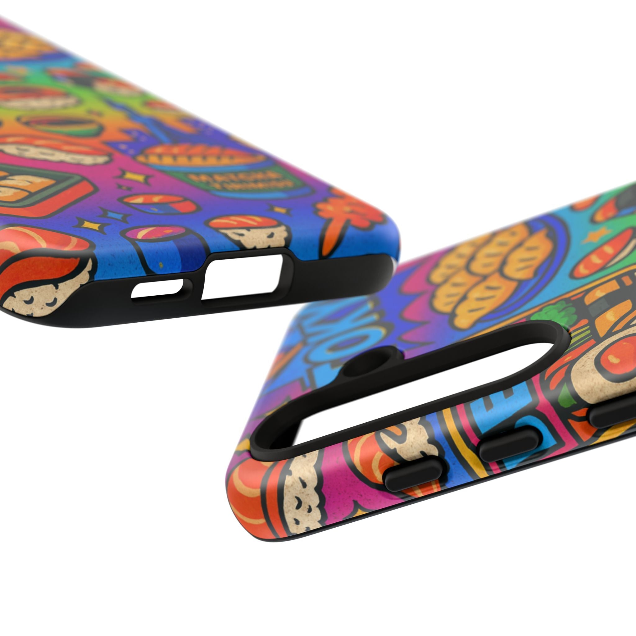 Bento Box, White Cover Design, Tough Cases, Phone Cover