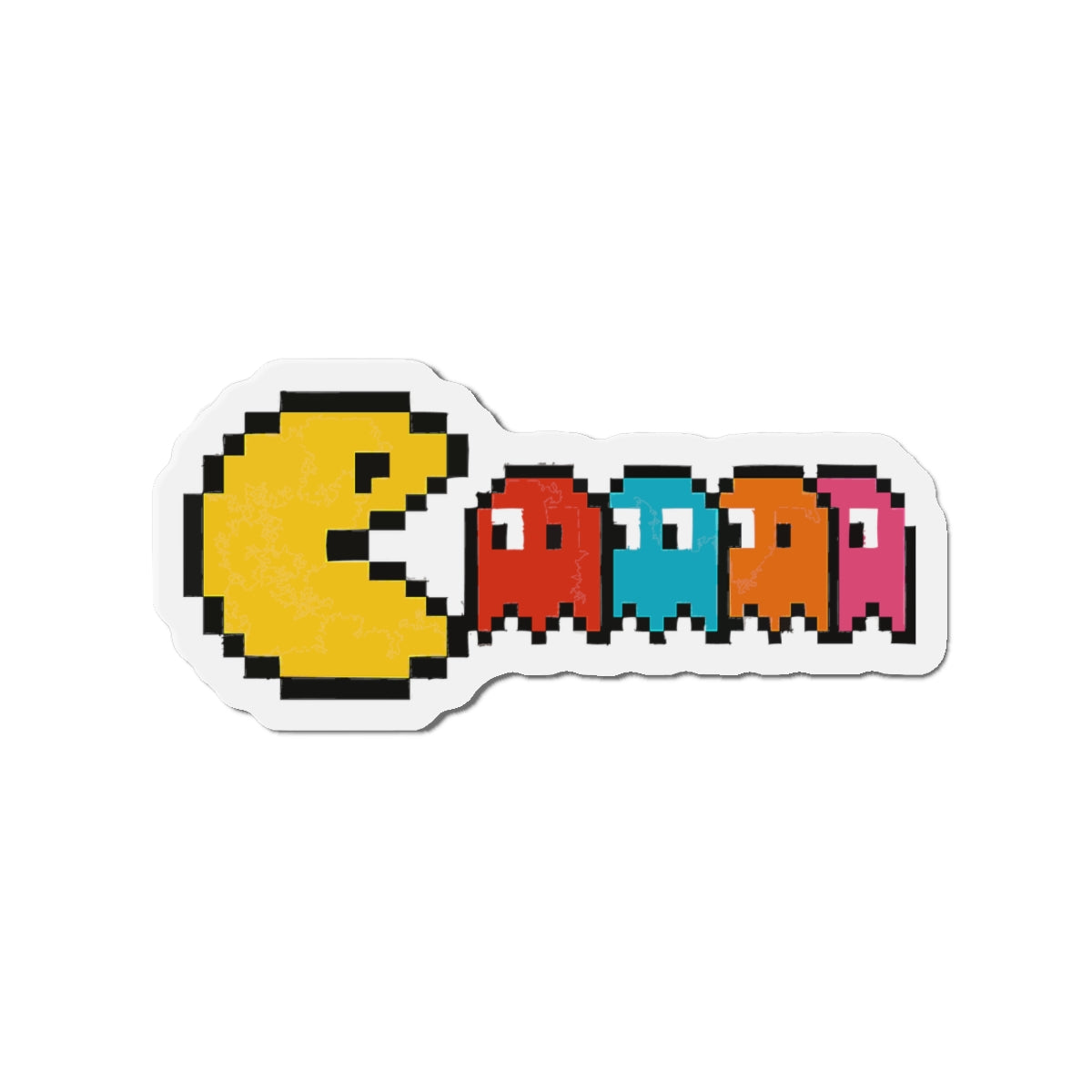 Packer Man Die-Cut Magnets - Fun Home Decor, Gift for Food Lovers