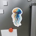 Colourful Jellyfish Die-Cut Magnet - Refrigerator Magnet