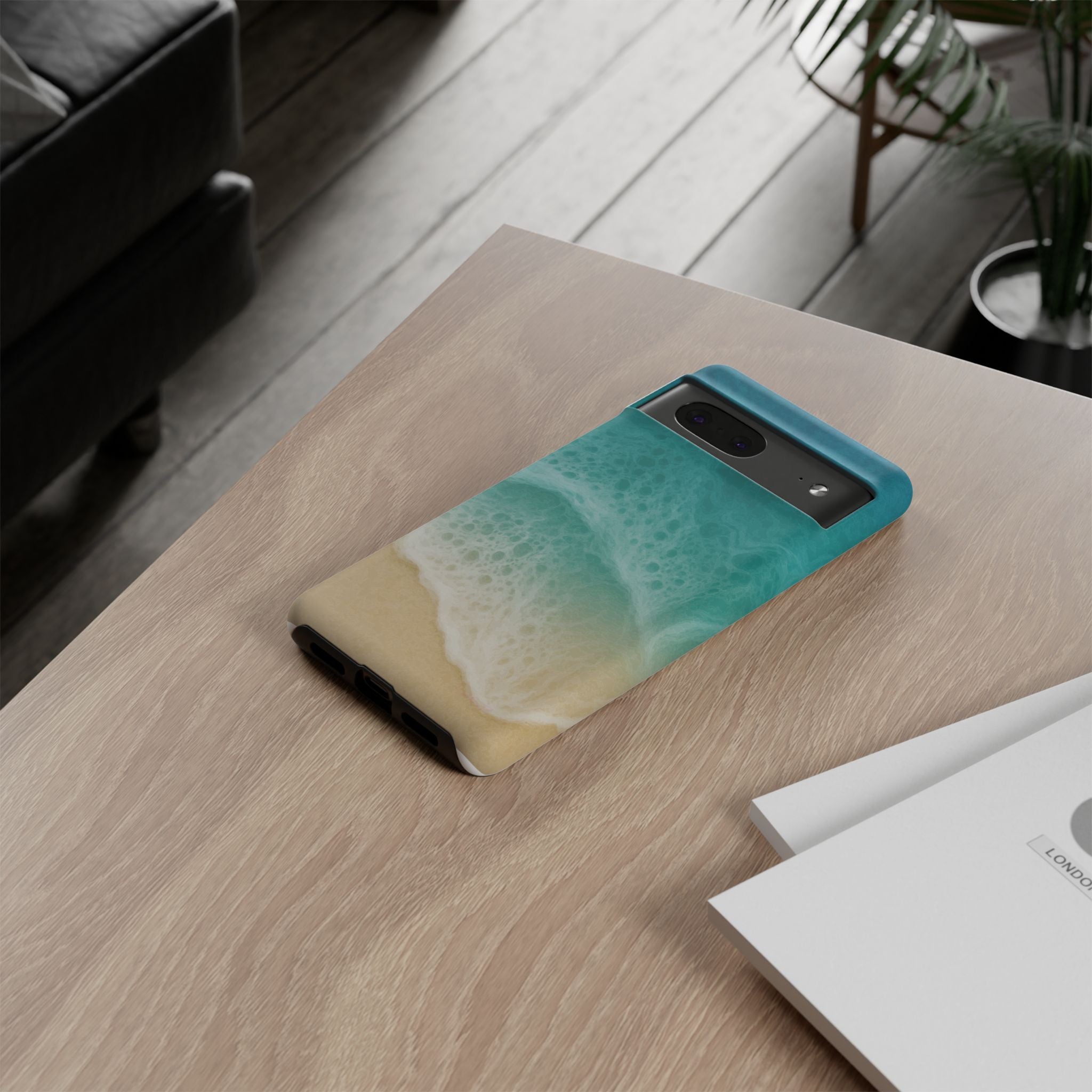 Resin Art, White Cover Design, Tough Cases, Phone Cover
