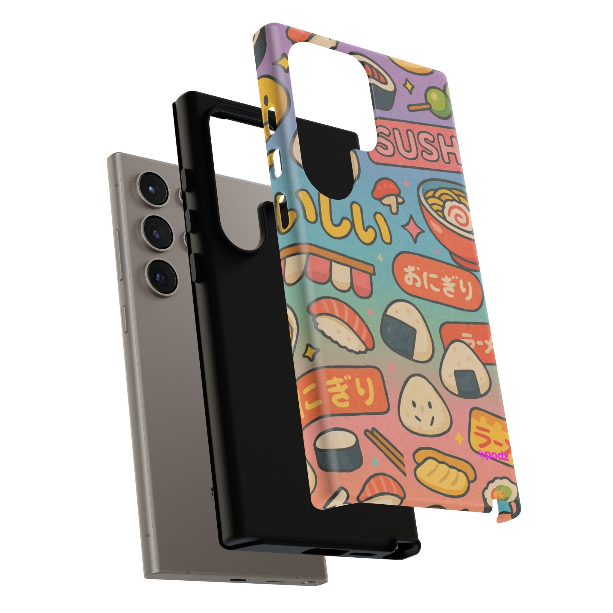 I love Sushi, White Cover Design, Tough Cases, Phone Cover