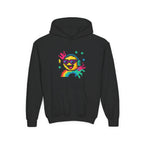 Pixel Emoji, Youth Hooded Sweatshirt, Casual Wear