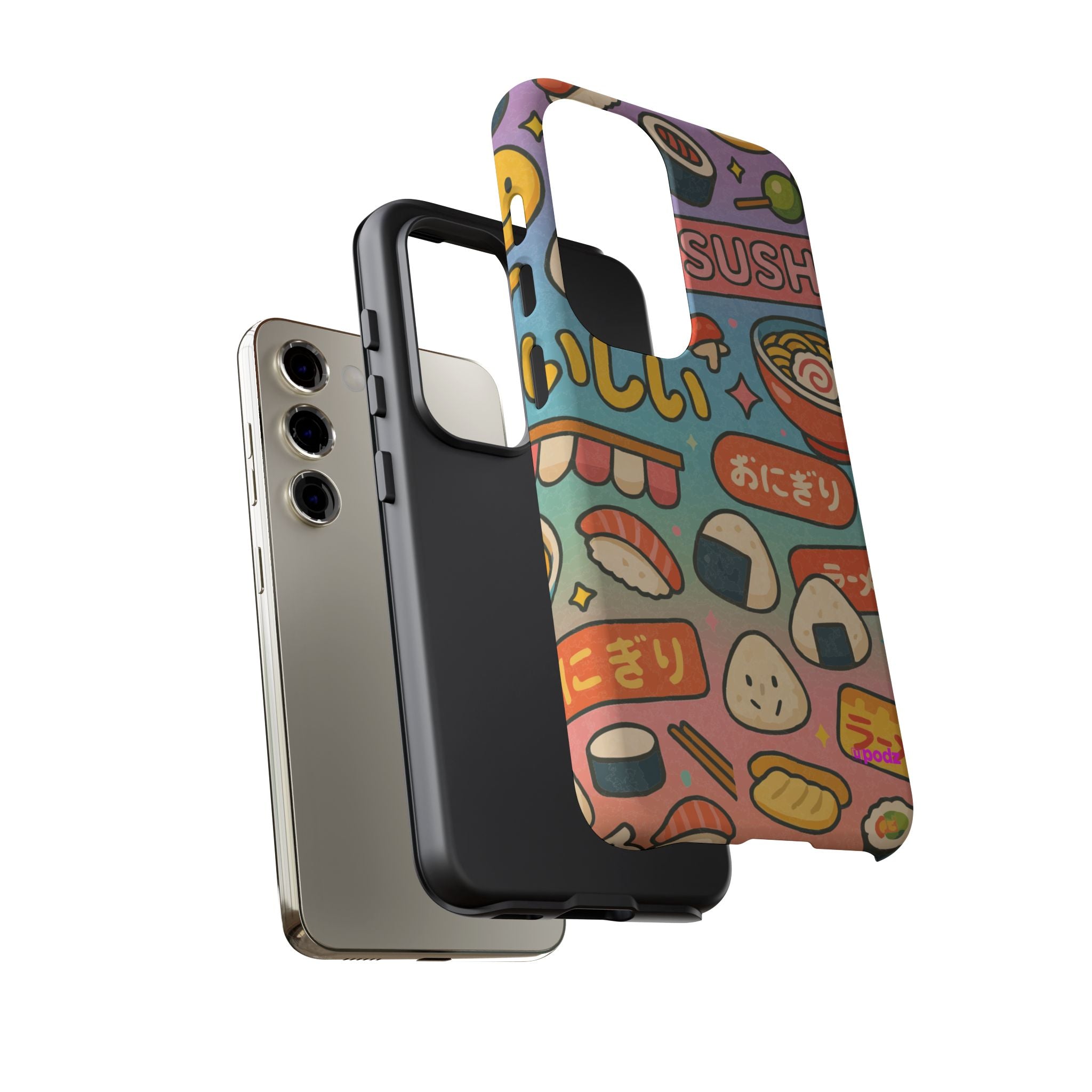 I love Sushi, White Cover Design, Tough Cases, Phone Cover