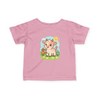 Cute Cow Infant Tee, Baby Cow Shirt, Toddler Tee, Farm Animal T-Shirt