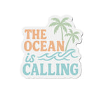 Tropical Die-Cut Magnet - Ocean Vibes, Refrigerator Magnet