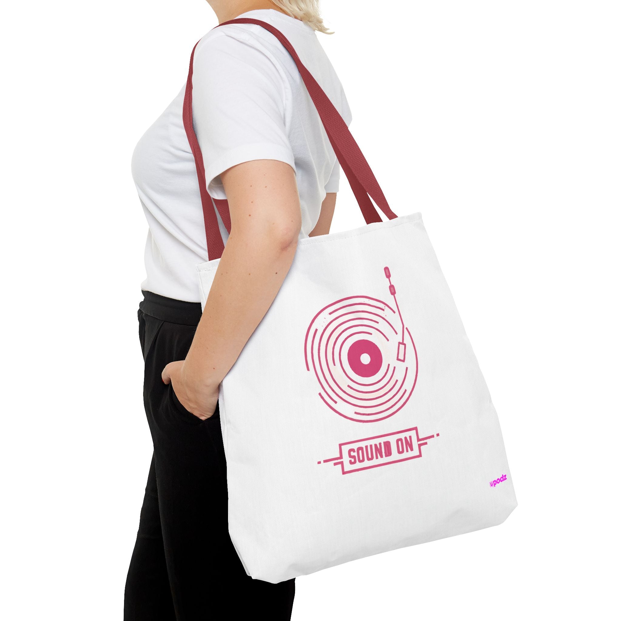 Sound On Tote Bag Design, Fun Bag