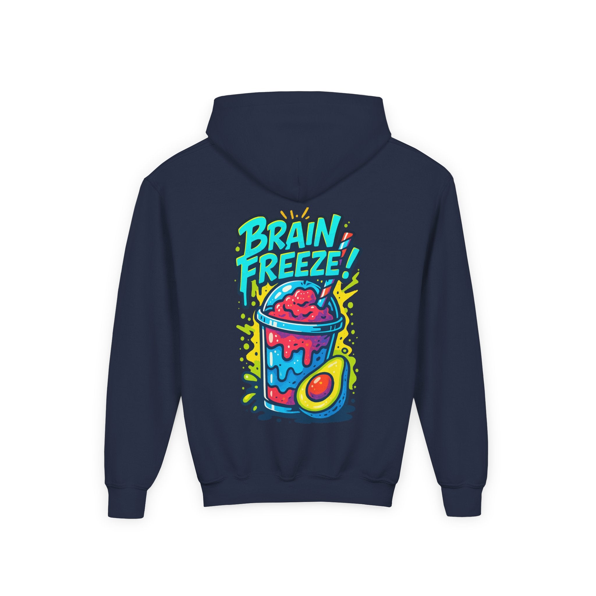 Brain Freeze Hooded Sweatshirt, Casual Wear