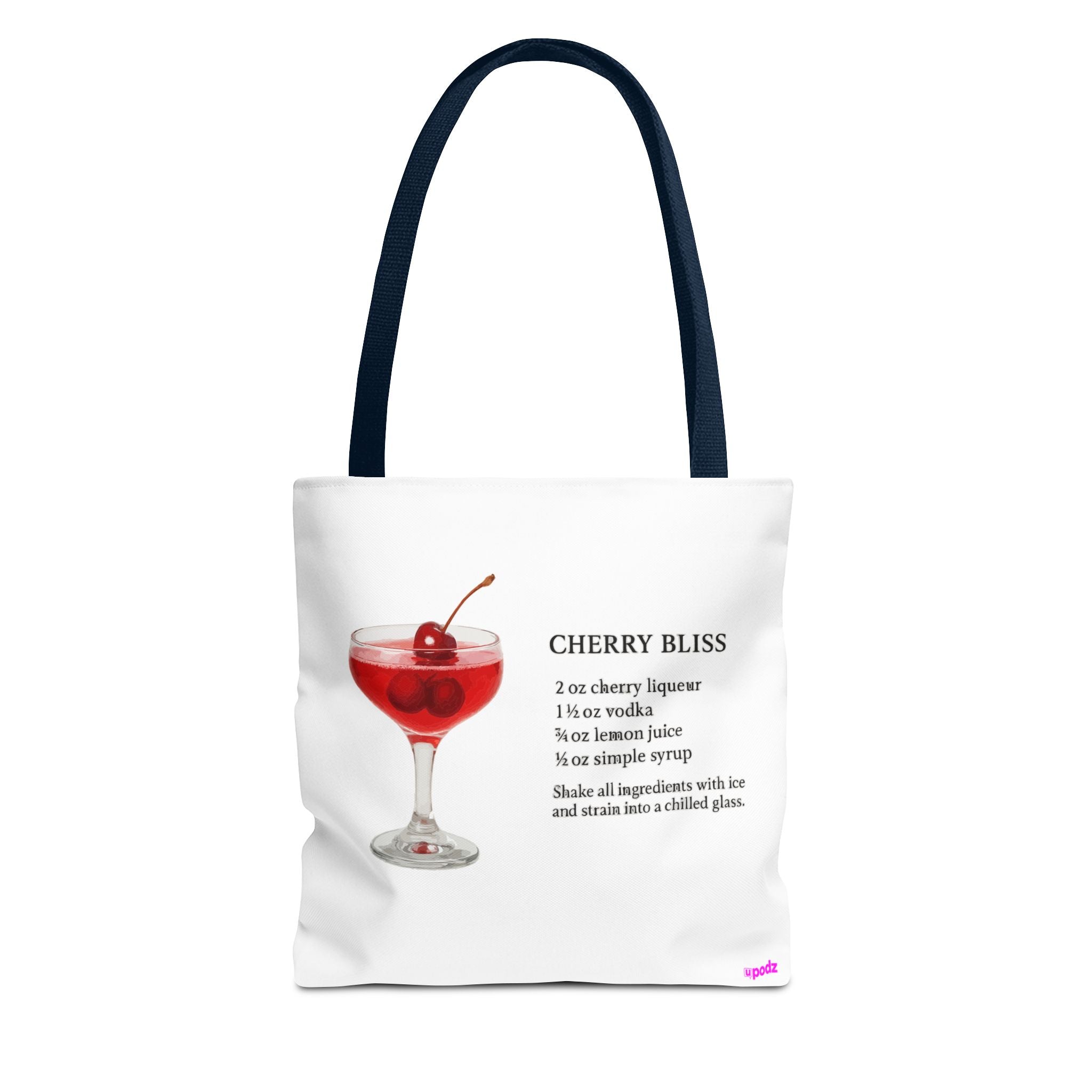 Cherry Cocktail Tote Bag - Quirky Fun Bag