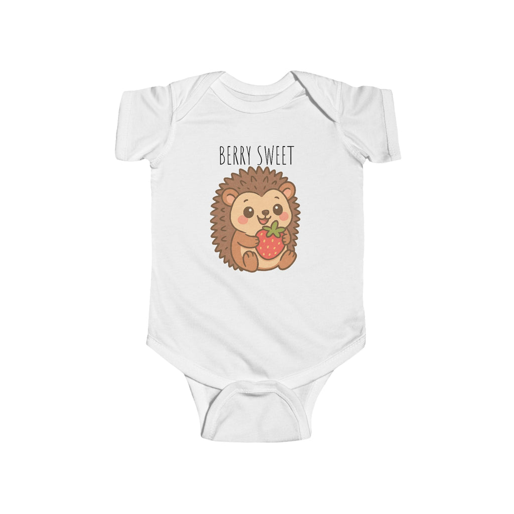 Berry Sweet Porcupine Baby Bodysuit, Infant Outfit, Cute Baby Clothes