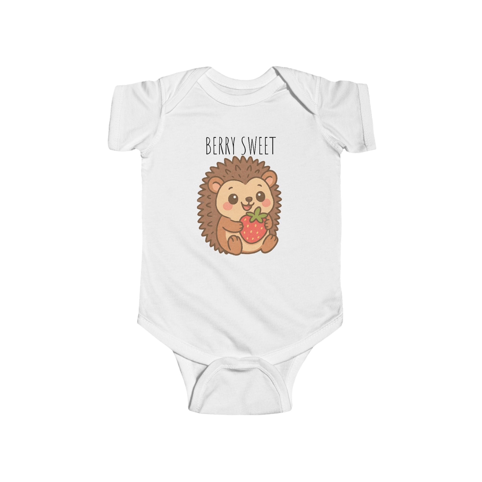 Berry Sweet Porcupine Baby Bodysuit, Infant Outfit, Cute Baby Clothes