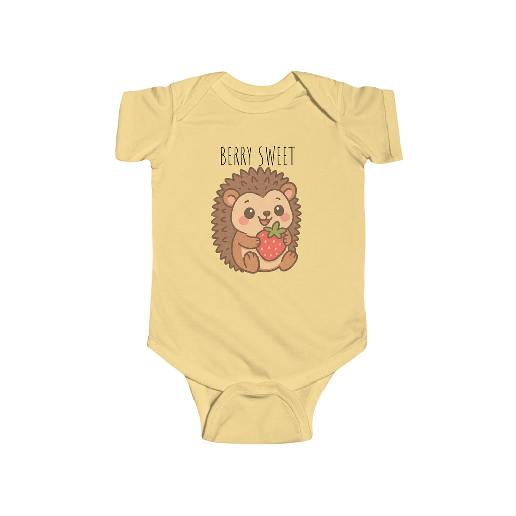 Berry Sweet Porcupine Baby Bodysuit, Infant Outfit, Cute Baby Clothes