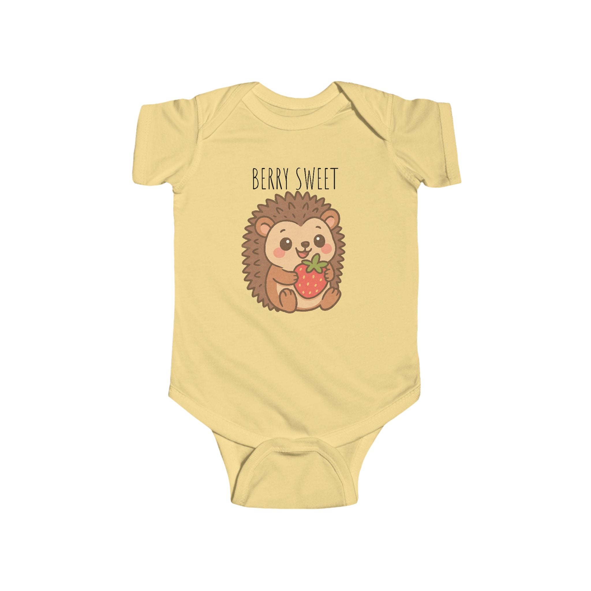 Berry Sweet Porcupine Baby Bodysuit, Infant Outfit, Cute Baby Clothes