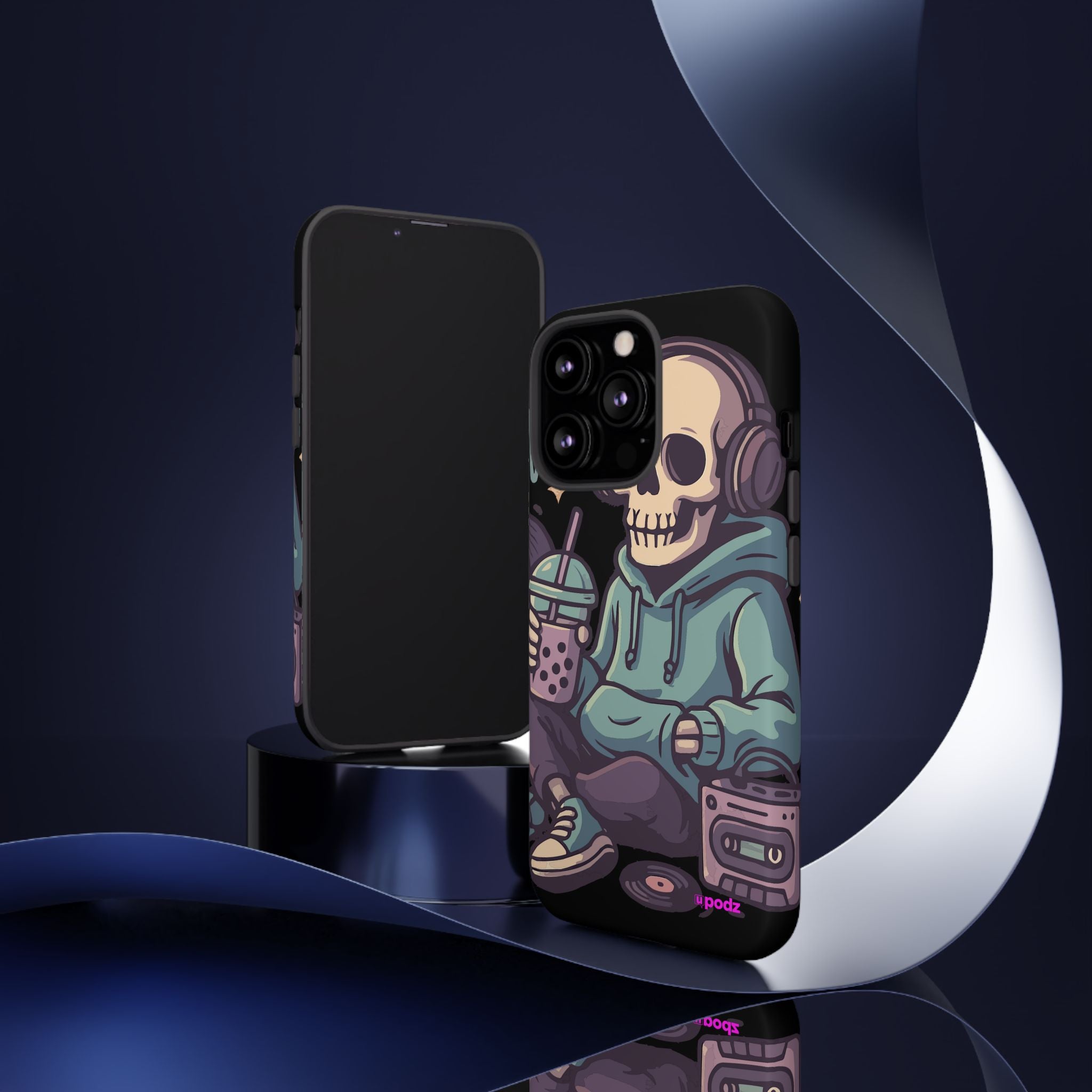 Skull Headphones Design, Tough Cases, Phone Cover