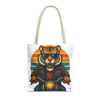 Tiger Rider Tote Bag - Quirky Fun Bag