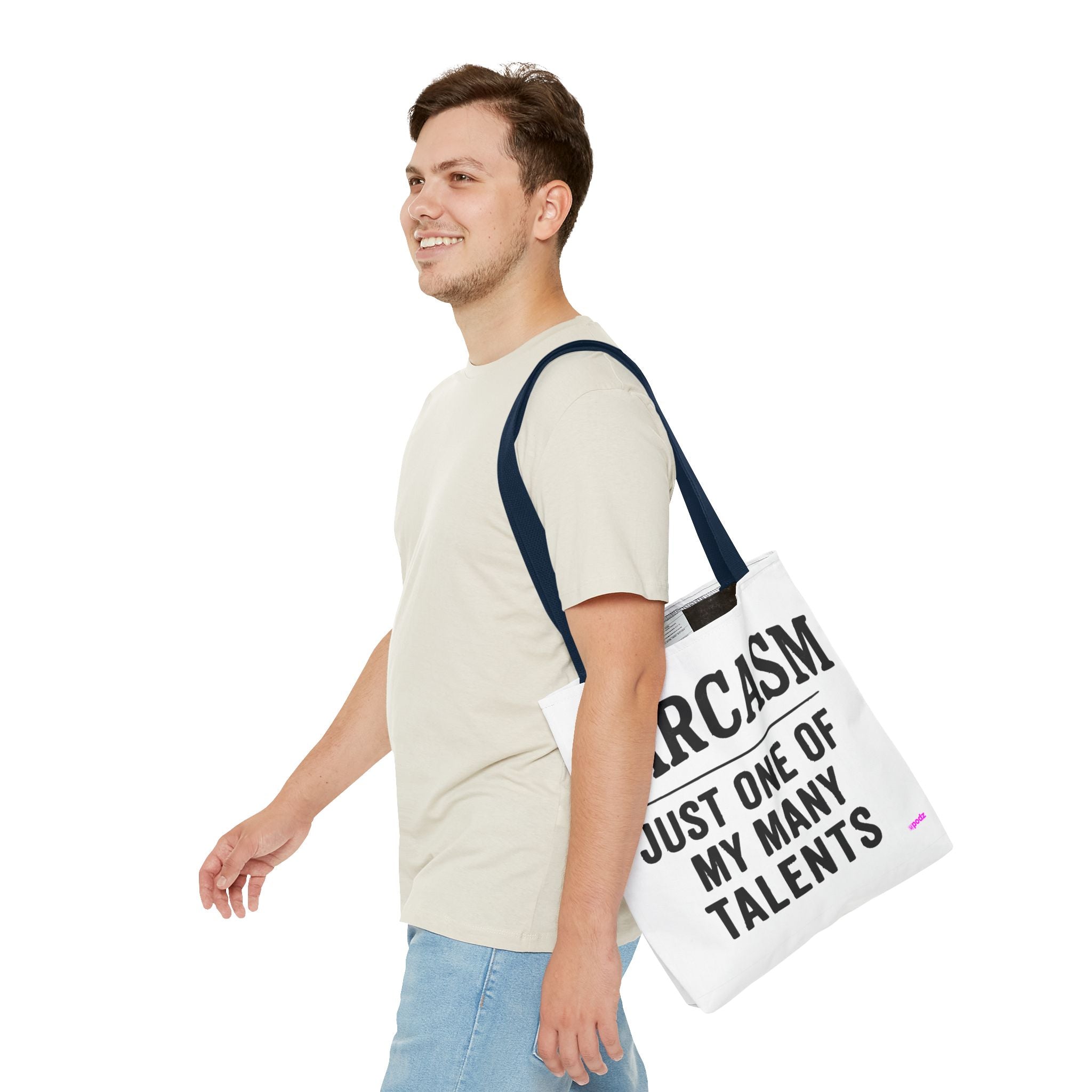 Sarcasm Tote Bag - Quirky Design, Fun Bag