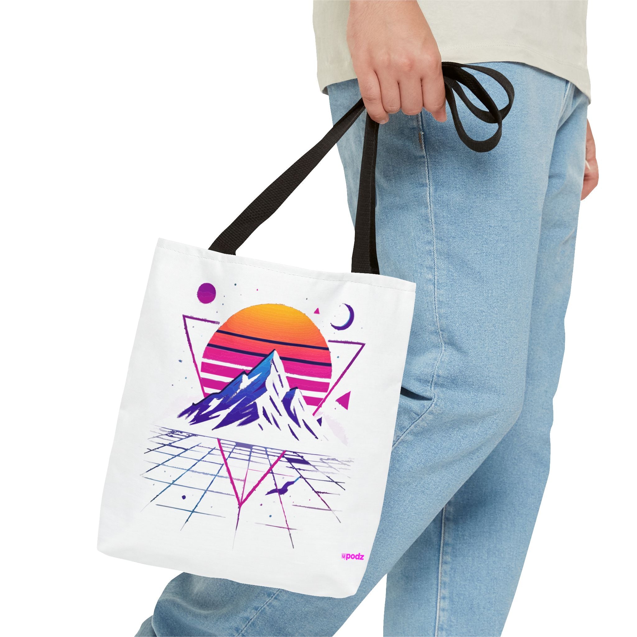 Moon Vibes Tote - Quirky Design, Fun Bag