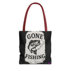 Gone Fishing Tote Bag - Quirky Fun Bag