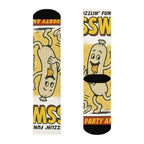 Weiner Fest Socks, Funky Design